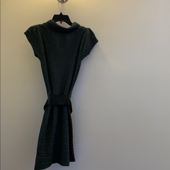 Red Paint Juniors Sweater Dress Gray Small - Picture 2 of 3